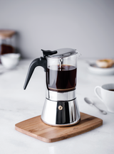 Cafetera italiana acero inoxidable 18/10