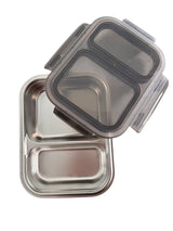 Tupper 2 compartimentos estanca acero inox 18/10