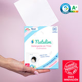 Detergente Eco-Tiras Floral 40 lavados