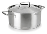 Cacerola acero inox 18/10 con tapa