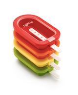 Pack 4 Moldes Helado Polo grande Silicona - Lékué