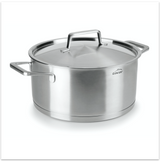 Cacerola acero inox 18/10 con tapa