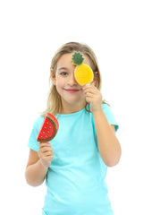 Pack 4 Moldes Helado Frutas tropicales Silicona - Lékué